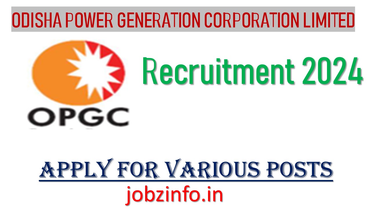 OPGC Recruitment 2024