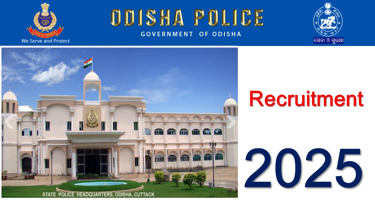 Odisha Police SI Recruitment 2025 Apply For 933 Posts