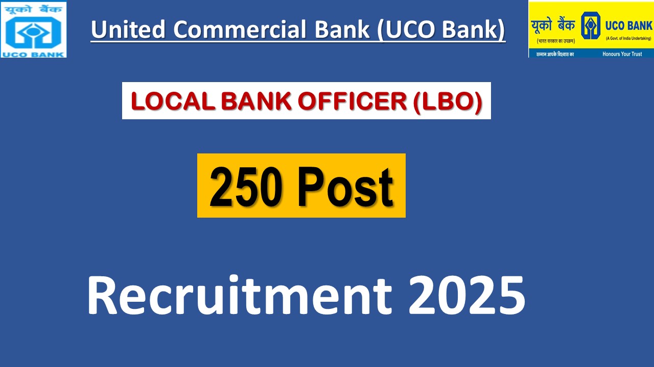 UCO Bank LBO Recruitment 2025